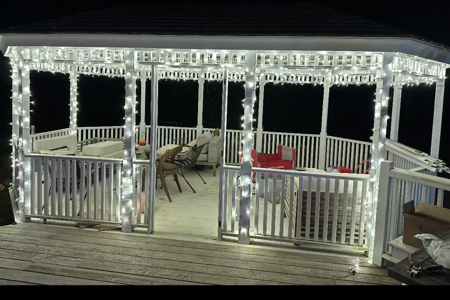 Safe and convenient holiday light storage service in Long Island by Dr. Drizzle